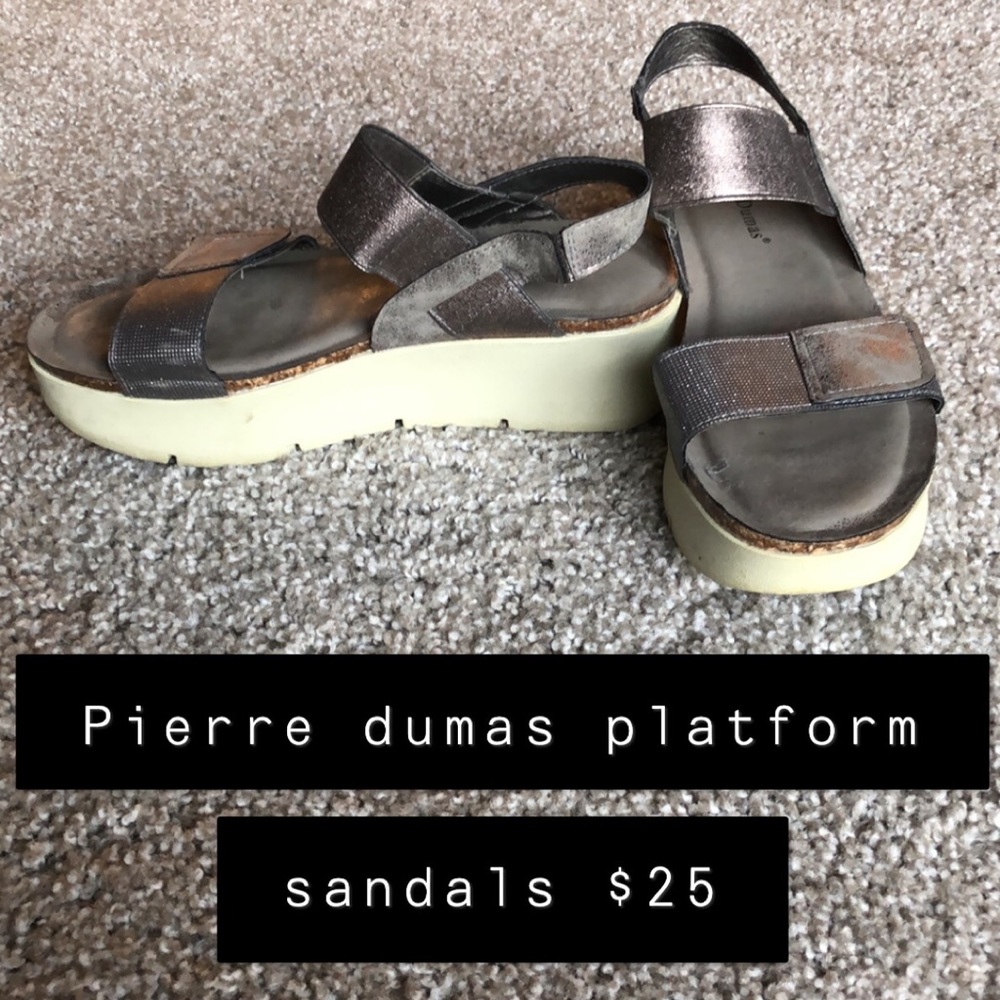 Pierre dumas platform sandals